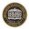 Image 2 : .999 Silver Golden Nugget Las Vegas $10 Casino Limited Edition Gaming Token