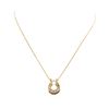 Image 2 : 14KT Yellow Gold Lady's 0.40ctw Diamond Pendant with Chain
