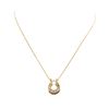 Image 2 : 14KT Yellow Gold Lady's 0.40ctw Diamond Pendant with Chain