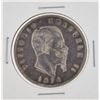 Image 1 : 1874 Italy 5 Lira Silver Coin