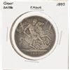 Image 1 : 1890 Great Britain Crown Silver Coin