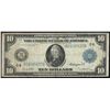Image 1 : 1914 $10 Federal Reserve Note Blue Seal