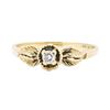 Image 1 : 14KT Yellow Gold 0.10ct Diamond Ring
