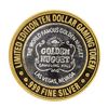 Image 1 : .999 Silver Golden Nugget Las Vegas $10 Casino Limited Edition Gaming Token
