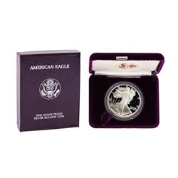 1988 1oz American Silver Eagle Proof Coin with Box