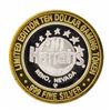 Image 2 : .999 Fine Silver Harrah's Reno, Nevada $10 Casino Limted Edition Gaming Token