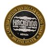 Image 2 : .999 Silver Hacienda Hotel & Casino Las Vegas $10 Limited Edition Gaming Token