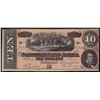Image 1 : 1864 $10 Confederate States of America Note