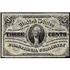 Image 1 : March 3, 1863 Three Cents Third Issue Fractional Currency Note