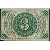 Image 2 : March 3, 1863 Three Cents Third Issue Fractional Currency Note