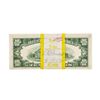 Image 2 : Pack of (100) Consecutive 1950 $10 Federal Reserve Wide Notes Atlanta Uncirculat