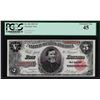 Image 1 : 1891 $5 Treasury Note Fr. 363 PCGS Extremely Fine 45