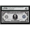 Image 1 : 1914 $10 Federal Reserve Note Blue Seal Minneapolis Fr. 939 PMG Choice XF45