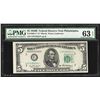 Image 1 : 1950B $5 Federal Reserve STAR Note Philadelphia PMG Choice Uncirculated 63EPQ