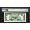 Image 2 : 1950B $5 Federal Reserve STAR Note Philadelphia PMG Choice Uncirculated 63EPQ