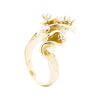 Image 3 : 14KT Yellow Gold Ladies 0.76ctw Diamond Fashion Ring