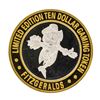Image 1 : .999 Silver Fitzgeralds Casino & Hotel Reno, Nevada $10 Limited Edition Gaming T