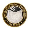 Image 1 : .999 Silver Mirage Las Vegas Nevada $10 Casino Limited Edition Gaming Token