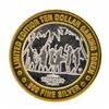 Image 2 : .999 Fine Silver Tropicana Las Vegas $10 Casino Limted Edition Gaming Token