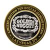 Image 2 : .999 Silver Golden Nugget Las Vegas $10 Casino Limited Edition Gaming Token