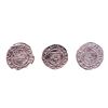 Image 2 : Lot of (3) 1540-1590 KB Hungary Ferdinand I - Madonna & Child Silver Denar Coins