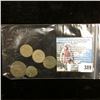 Image 2 : Group of (5) Ancient Roman Copper AE, Centionalis, or Antoninianus size coins including a piece depi