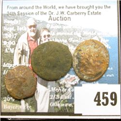 (3) Different late Roman AE copper Coins, I am sorry but didn't have time to attribute them. Your ga