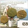 Image 2 : (3) Different late Roman AE copper Coins, I am sorry but didn't have time to attribute them. Your ga