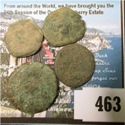 (4) Late Roman Bronzes, unattributed, but over 1,500 years old.