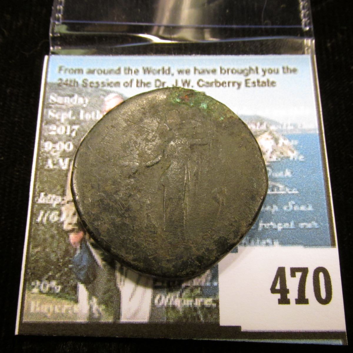 Faustina Ii Minor Sestertius A D 165 175 Roman Empire Ae Sestertius Vf