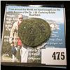 Image 2 : Early Roman Sestertius or Dupondius, may have been lacquered to protect it from the elements. Over 1