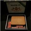 Image 2 : Plastic Cigar Box "25c Mark IV Magnates"; small Pink box with three Stick Pins; & (5) Uncirculated r