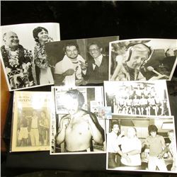 (25) Pieces of Boxing Memorabilia including 8" x 10" Black & White Photos.