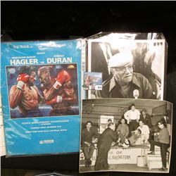 (15) Pieces of Boxing Memorabilia including 8" x 10" Black & White Photos.