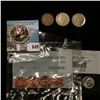 Image 1 : Four-piece Set of 2009 Lincoln type Cents in a Littleton Holder, BU; Colorized Kennedy Half Dollar "