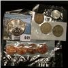 Image 2 : Four-piece Set of 2009 Lincoln type Cents in a Littleton Holder, BU; Colorized Kennedy Half Dollar "