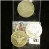 Image 2 : 1904 P, 05 S, & 06 P U.S. Barber Half-Dollars, all Good condition.