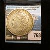 Image 1 : 1879 P Morgan Silver Dollar, Fine.