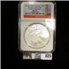 Image 1 : 2013(S) NGC slabbed American Eagle .999 Fine One Ounce Silver Dollar "Struck at San Francisco Mint E