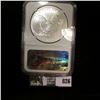 Image 2 : 2013(S) NGC slabbed American Eagle .999 Fine One Ounce Silver Dollar "Struck at San Francisco Mint E