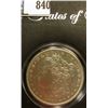 Image 1 : 1883 P Morgan Silver Dollar, VF, in a special holder.