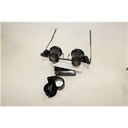 JEWELLERS LOUPE AND GLASSES