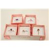 Image 1 : LOT OF FIVE DINNER RINGS