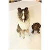Image 2 : TWO LARGE DOG FIGURES
