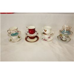 BONE CHINA CUPS AND SAUCERS