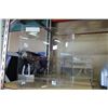 Image 1 : 3 ACRYLIC DISPLAY CASES, 1 LOCKING WITH KEY