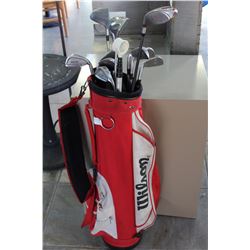 GOLF CLUBS IN BAG