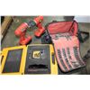 Image 1 : CASED ROBO VECTOR LASER LAVEL AND BLACK AND DECKER CORDLESS DRILLS