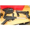 Image 2 : TOTE OF PAINTBALL GUNS TANKS AND MASKS