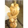 Image 2 : PAIR OF FIGURAL RESIN POTTERY LAMPS